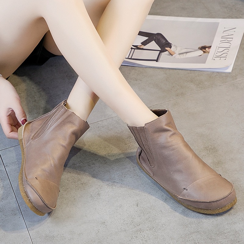 Bottes femme en En cuir - Ref 3355233 Image 4