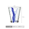 Pomioli Italian imported cloud -color tempered glass cup household heating tea cup blue water cup blue water ink
