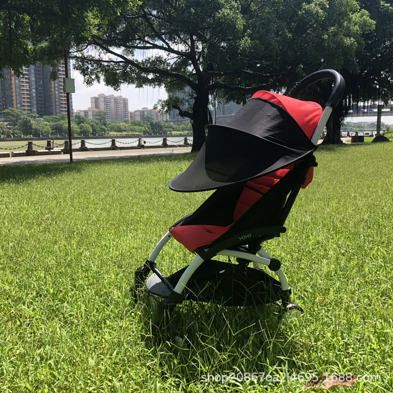 厂家直供yoya婴儿推车遮阳蓬罩夏季伞车通用全罩顶蓬防紫外线顶棚 阿里巴巴