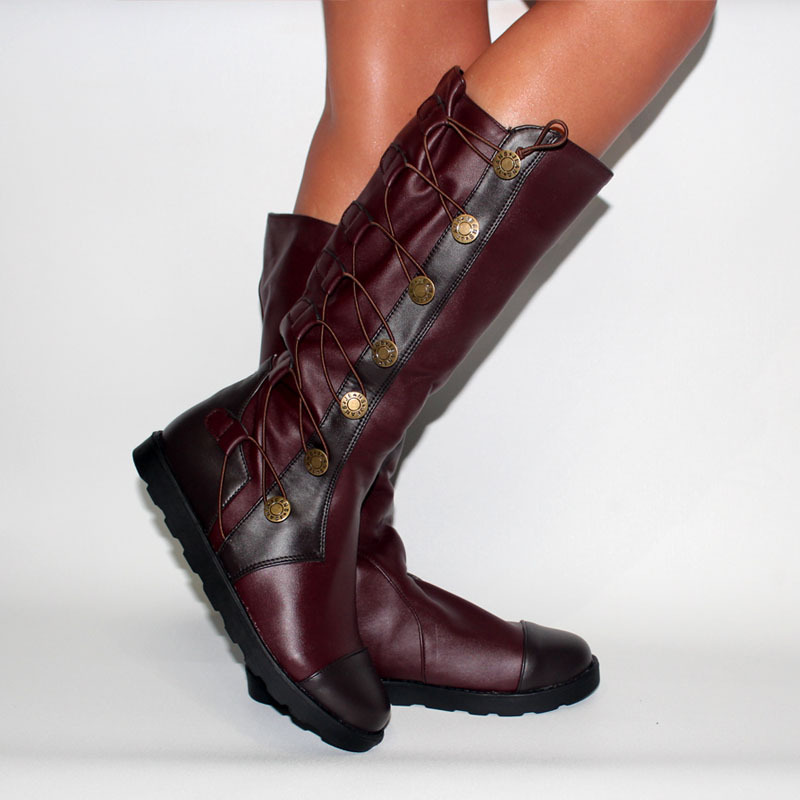 Bottes femme en pu - Ref 3355167 Image 7