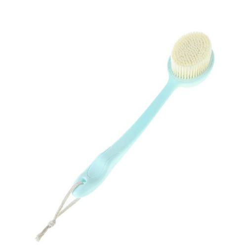 Bathing artifact, home bathroom long-handled back bath brush, back rub bath brush, soft bristle brush, massage brush, exfoliation
