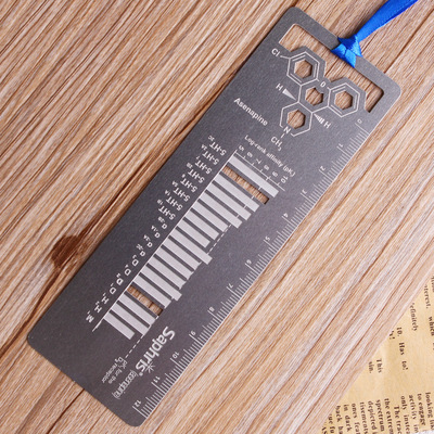 書簽禮品展 LOGO書簽不鏽鋼尺子卡通尺子不鏽鋼字母書簽定制