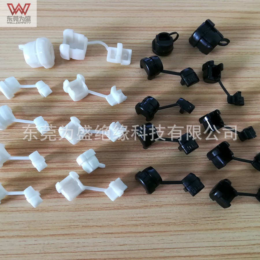 工厂直销 电源线扣 UL环保线扣线卡 白色线夹护线扣 电线固定卡扣