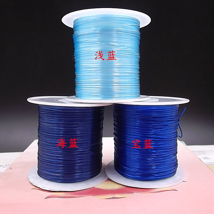DIY手工配件串珠材料 水晶弹力线 常规16色彩色弹力线 10米弹力线