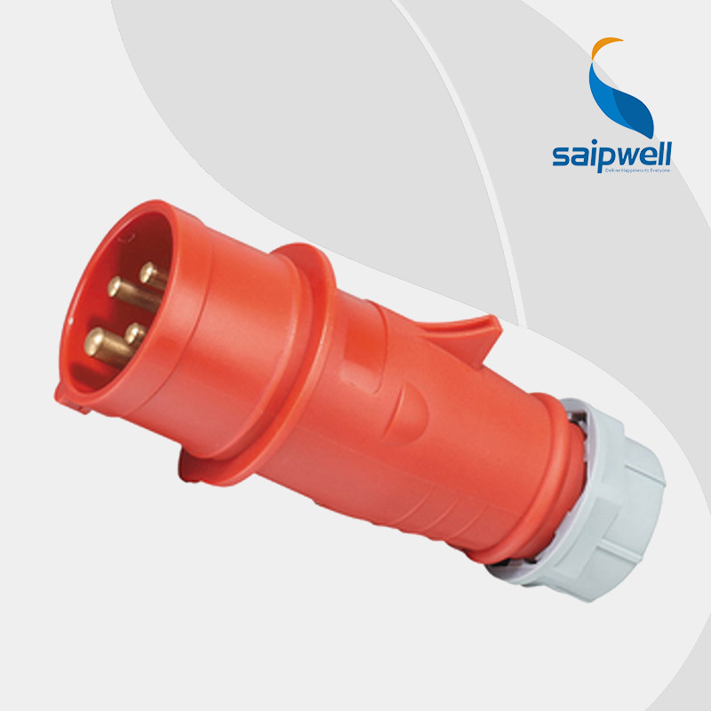供应防潮电源插头 三相工业插头32a 电缆连接插头SP264