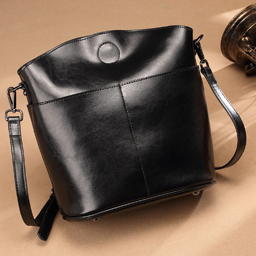2024 New Trendy Women's Bags Cowhide Fashion Shoulder Bags Casual Women's Bags Versatile Simple Genuine Leather Crossbody Bags