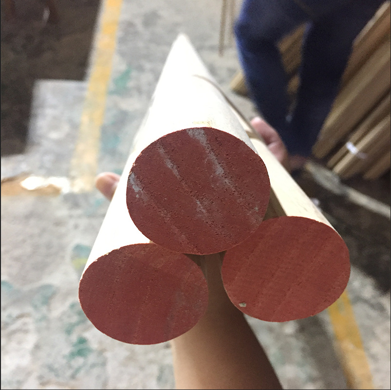 深圳定做进口榉木圆条棒 实木棍 隔断 屏风 楼梯扶手  厂家直销