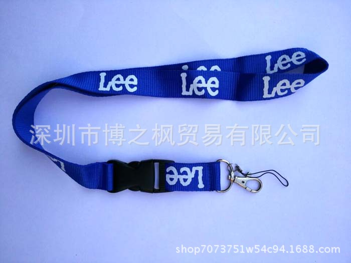 运动衣服 logo Lee 挂绳 手机绳插扣 胸卡 挂脖 钥匙绳 手机链