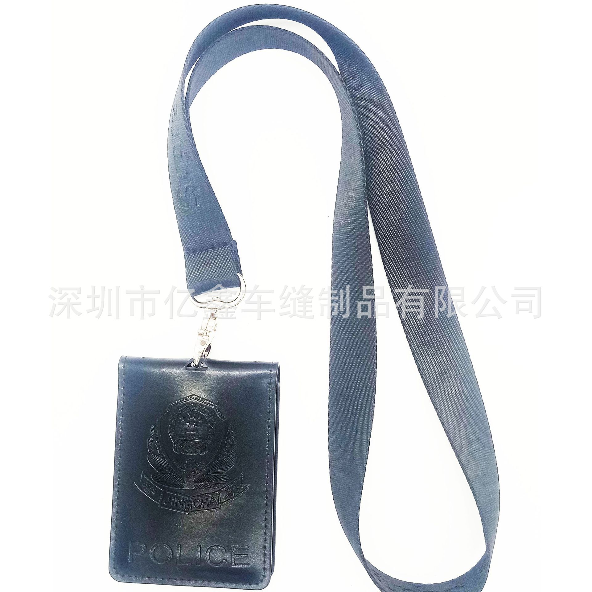 Manufactor High-end genuine leather Work cards Ferrule Certificate holder Chest card Exhibition Tag Produce customized