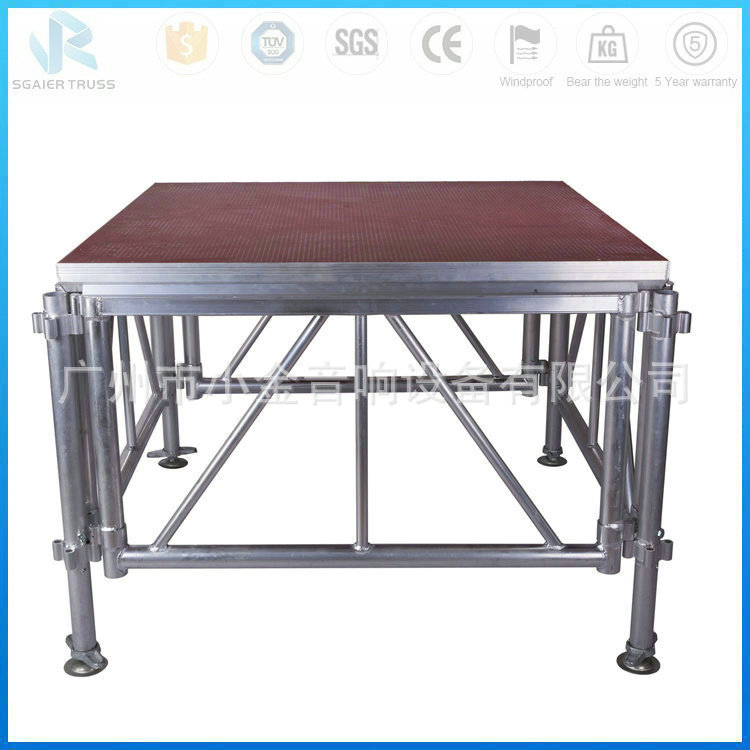 铝合金舞台广州演出器材厂家，户外拆装舞台，活动舞台