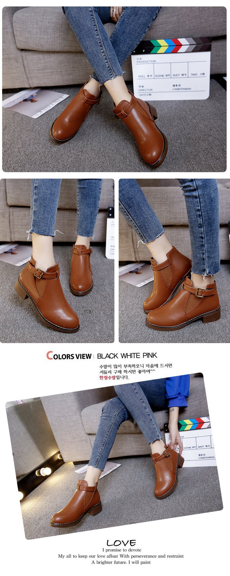 Bottes femme en PU artificiel - Ref 3354924 Image 15