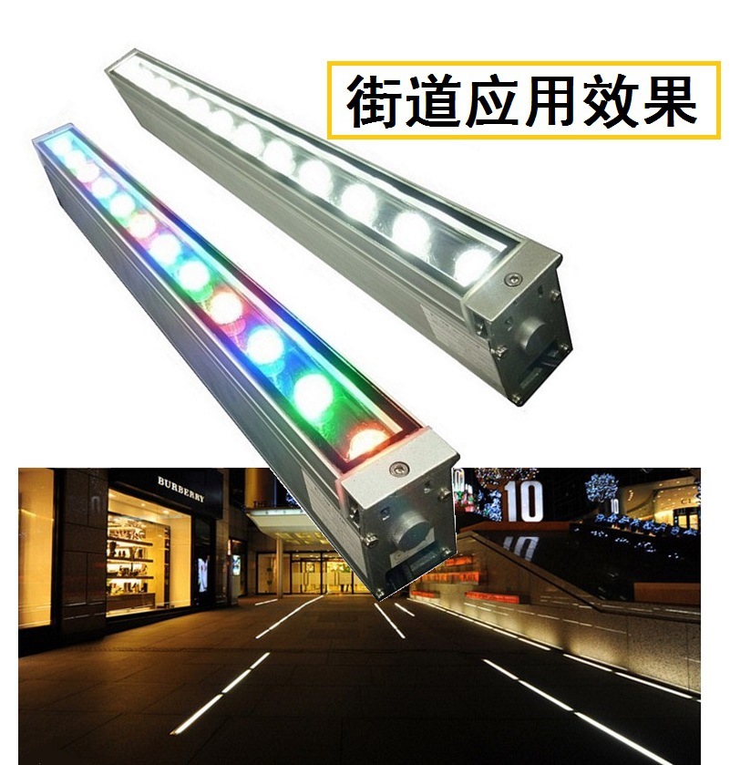 线型地埋灯LED线光源彩色地埋灯厂家|ru