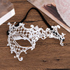 Sexy ultra thin metal sleep mask for princess, graduation party