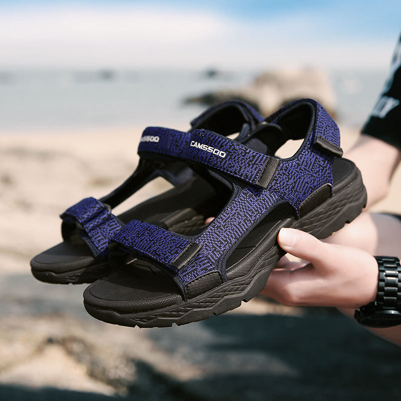 美骆世家春夏新款沙滩鞋男户外休闲凉鞋防滑涉水速干凉拖软底轻便|ms