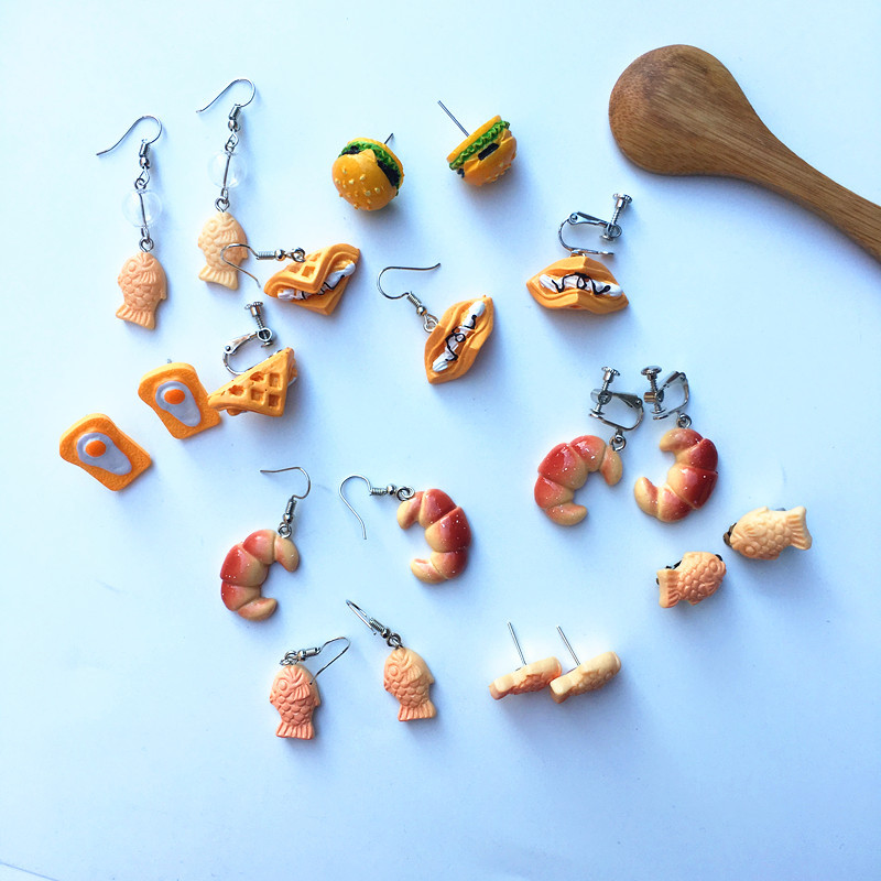 Novelty Geometric Plastic Resin Earrings display picture 1