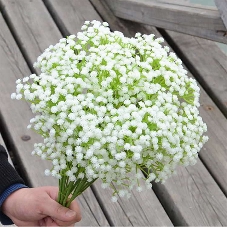 单支仿真花 满天星假花绢花高仿真花装饰花卉艺田园婚庆