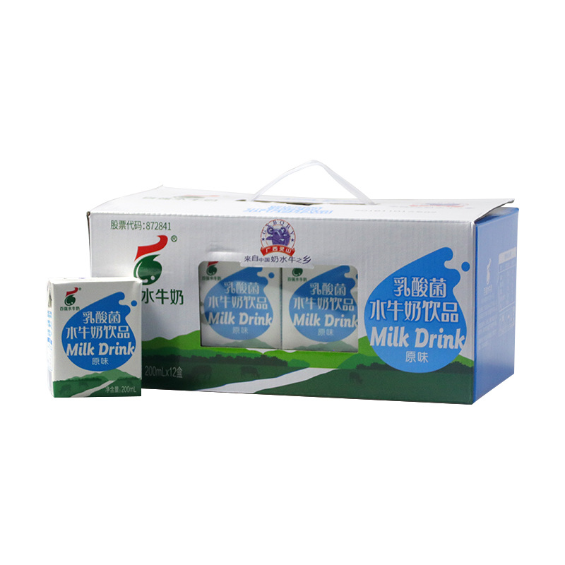 Guangxi lactobacillus Buffalo milk drink 200ml*12 box