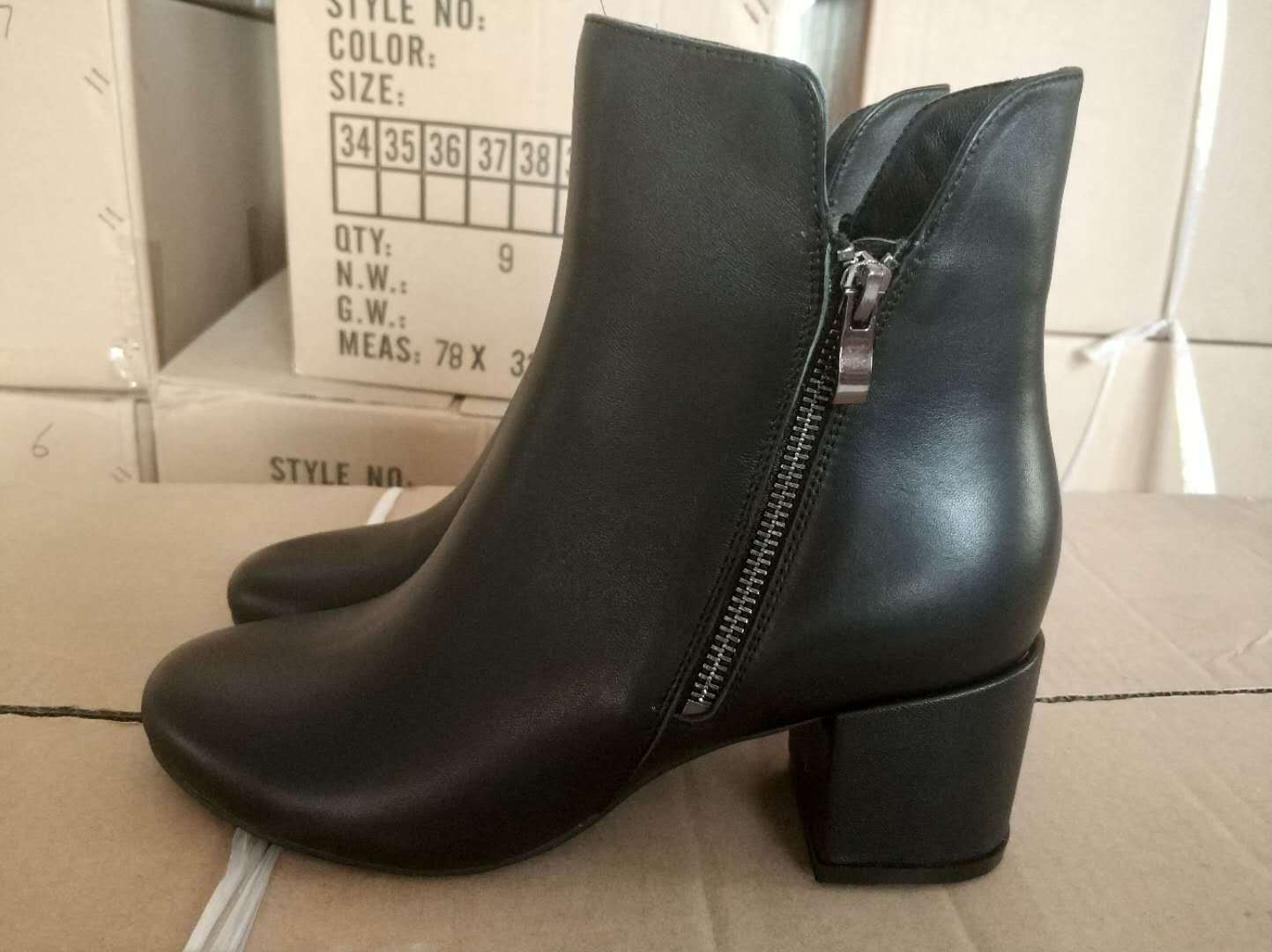 外贸大码鞋定做 大码高跟鞋定制 来样来图加工大码靴子真皮女靴|ru