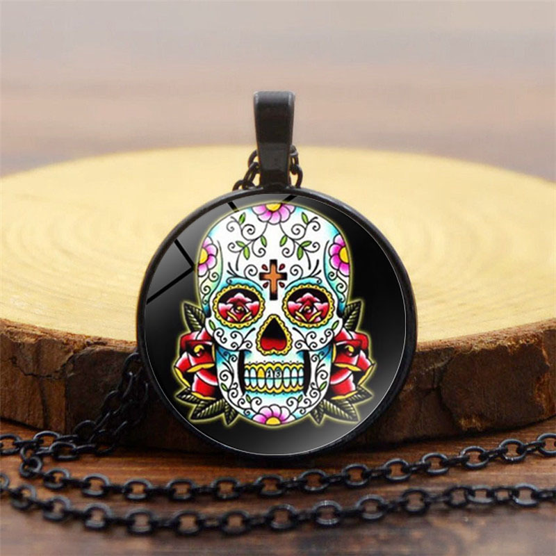 Simple Style Skull Alloy Plating Unisex Pendant Necklace 1 Piece display picture 5