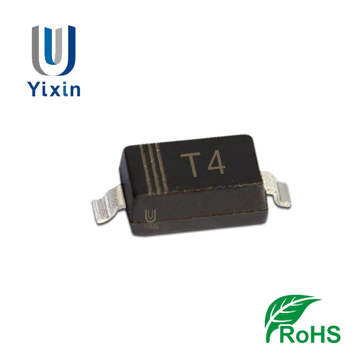 厂家直营 1N4148W SOD-123 丝印T4 4NS 1N4148 1206 开关管 弯脚