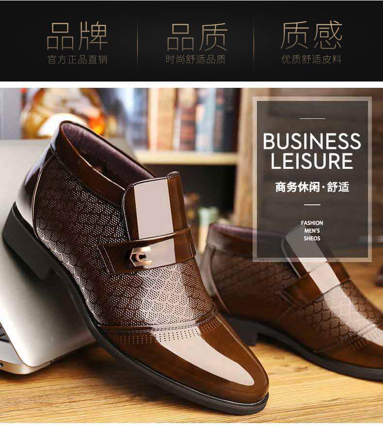 Giày bốt nam cao cổ mùa thu đông lót lông cừu giữ ấm, chống trơn trượt — Màu nâu, Màu đen chi tiết 3
