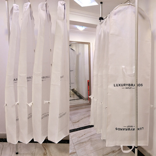New 1.8m wedding dress dust cover, thickened non-woven wedding dress dust cover, portable dual-purpose wedding bag