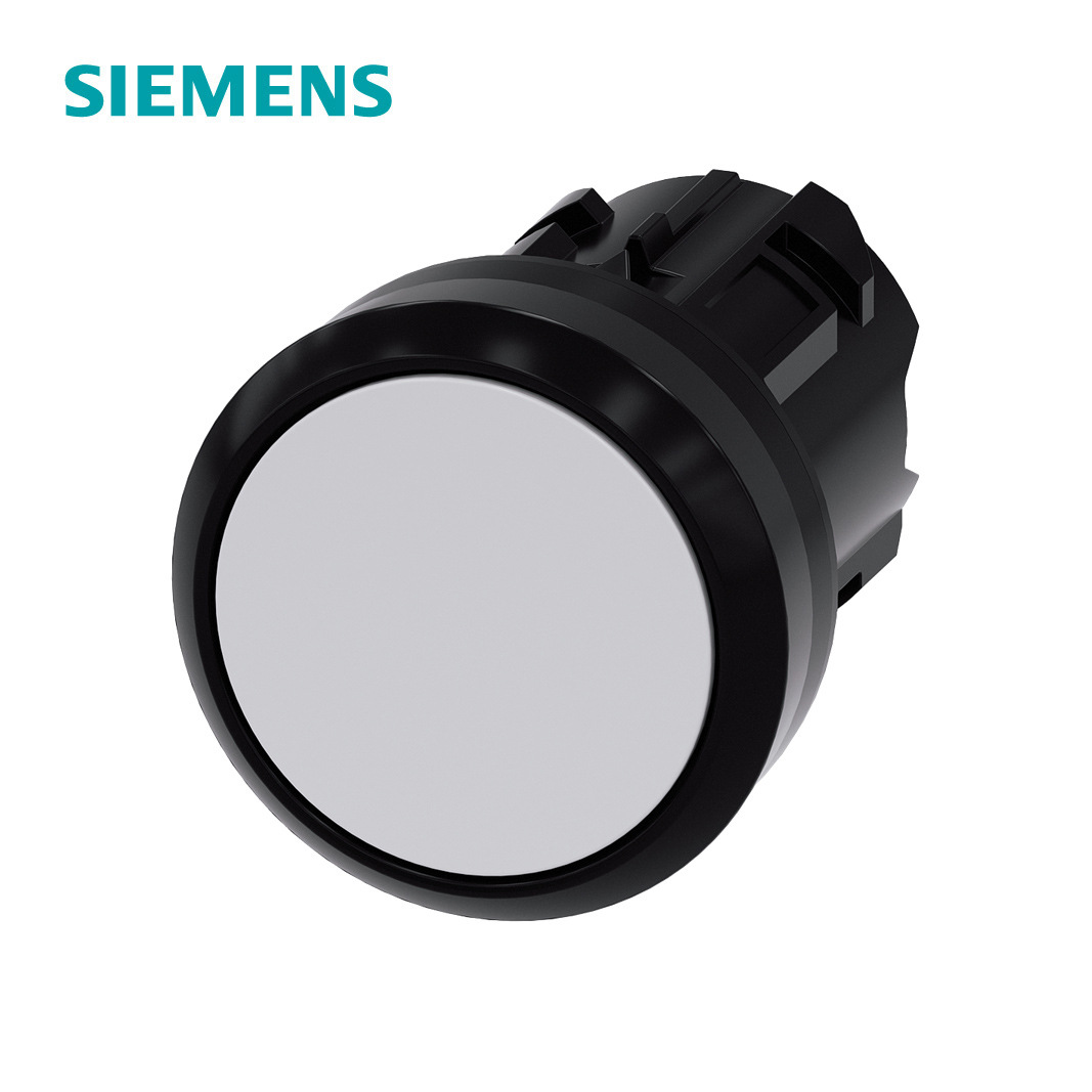 3SU1系列φ22平头塑料按钮头白色