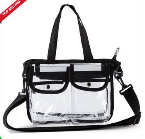 Waterproof travel toiletry bag, portable hand-held cosmetic storage bag, crossbody fitness shower beach bag