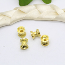 diy饰品配件铸铜溜溜球隔珠 手工材料项链挂件 古风串珠厂家批发