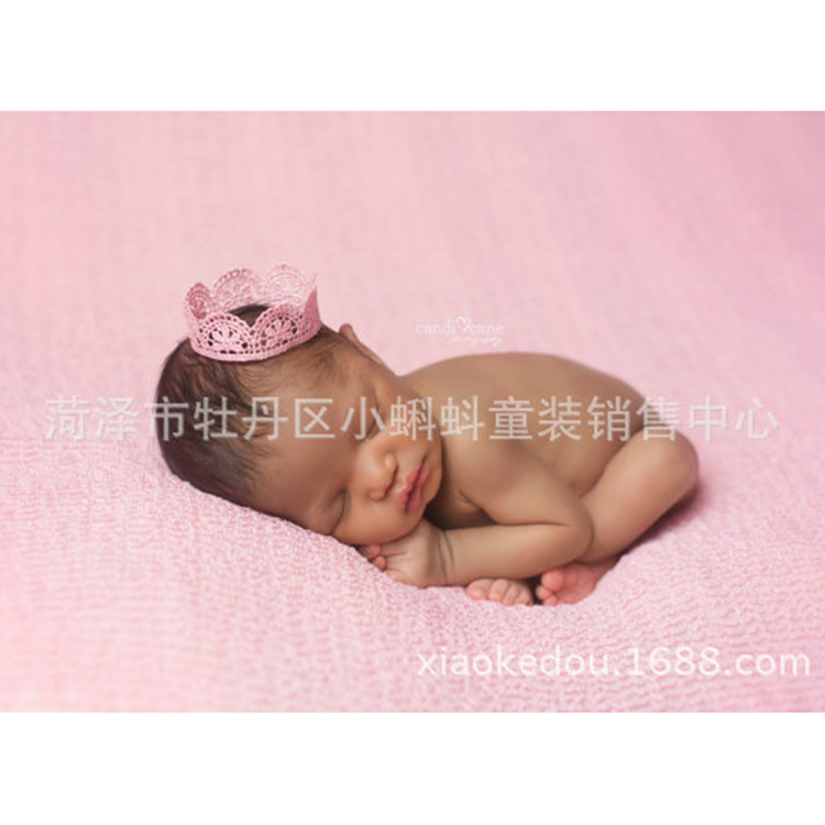 국경 간 수제 유럽과 미국 어린이 사진 머리 장식 소품 스튜디오 사진 크라운 100 일 헤어 벨트