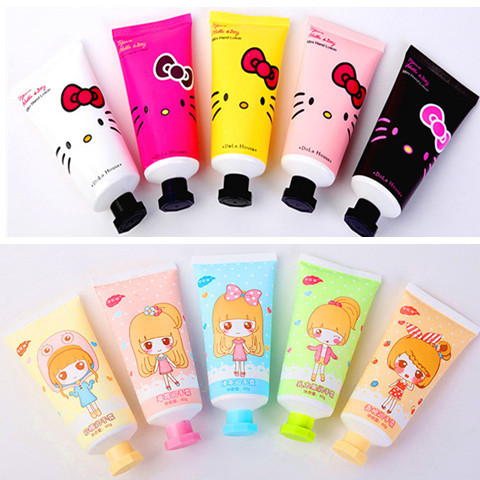 护手霜厂家批发 60g卡通手霜补水保湿滋润 5款混批 手霜OEM代加工