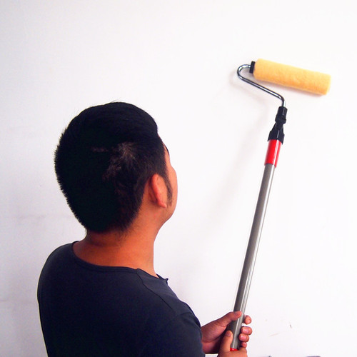 Paint brush self-priming roller brush storage straw type semi-automatic paint roller machine latex paint roller brush machine