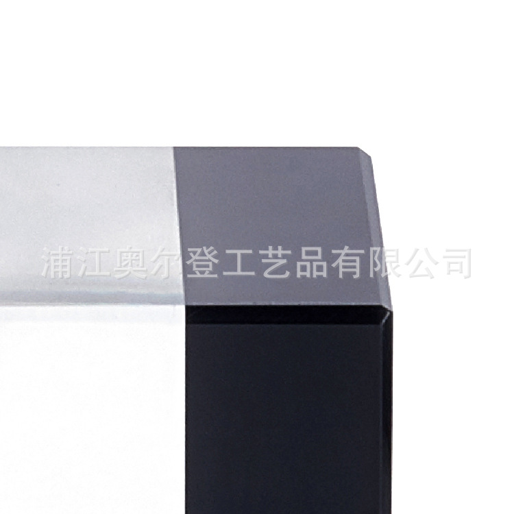 跨境男士阿拉伯中东迪拜水晶香水瓶方形10ml水晶K9人体精油瓶黑色详情图3