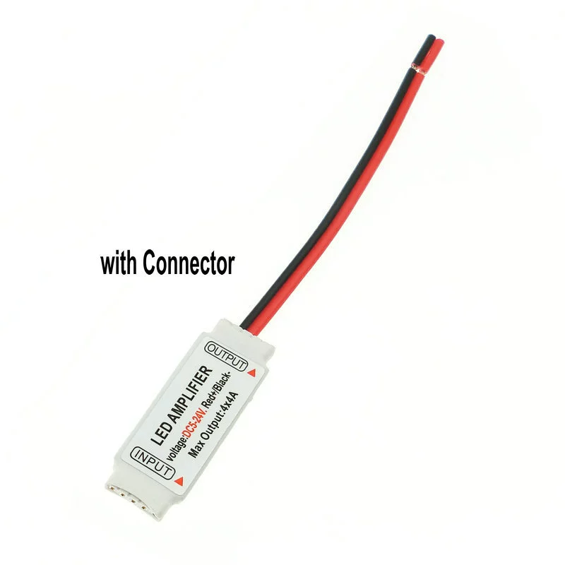 RGBWW LED цветная светодиодная лента, усилитель сигнала, мини-реле питания 12-24В 4А
