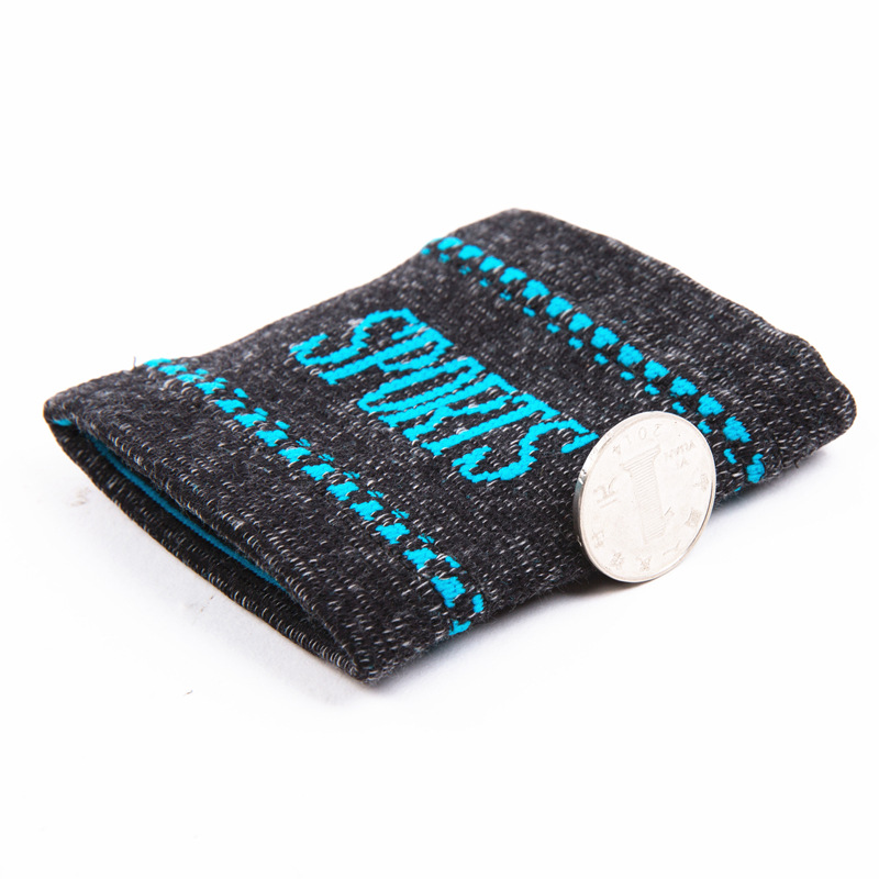 运动护腕羽毛球篮球护手腕竹炭纤维提花透气吸汗护腕护具现货批发