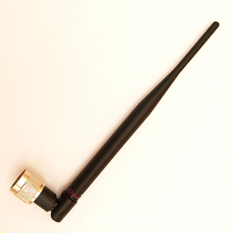 2.4G/5G/5.8G胶棒折叠胶套天线 N-J型公头路由器全向高增益天线