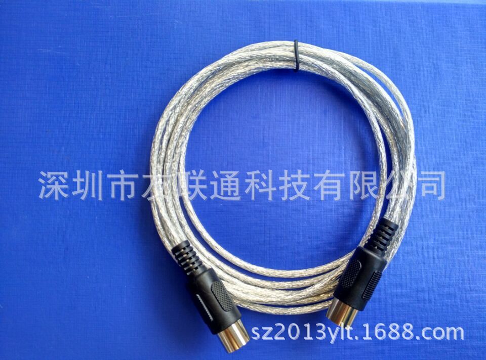 MIDI线 MIDI延长线 公5针MIDI延长线 公对母延长线 电子琴线