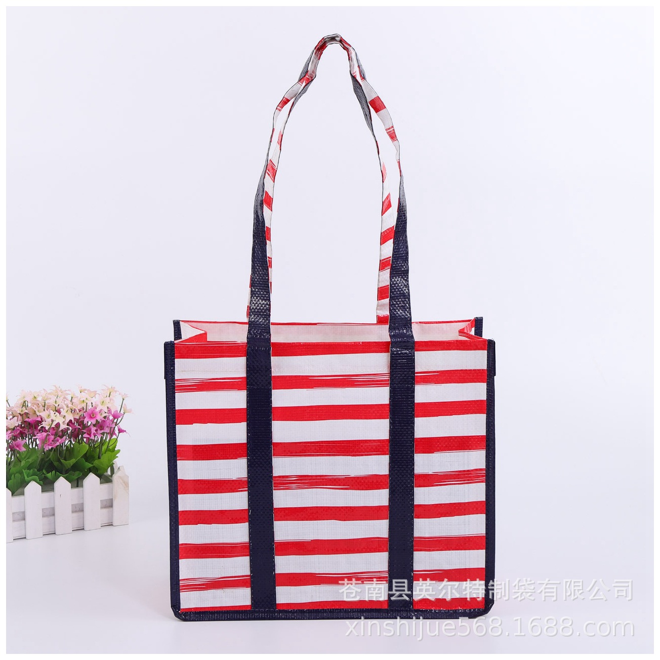 厂家供应覆膜编织手提无纺布袋定做彩色环保无纺布购物袋加印LOGO