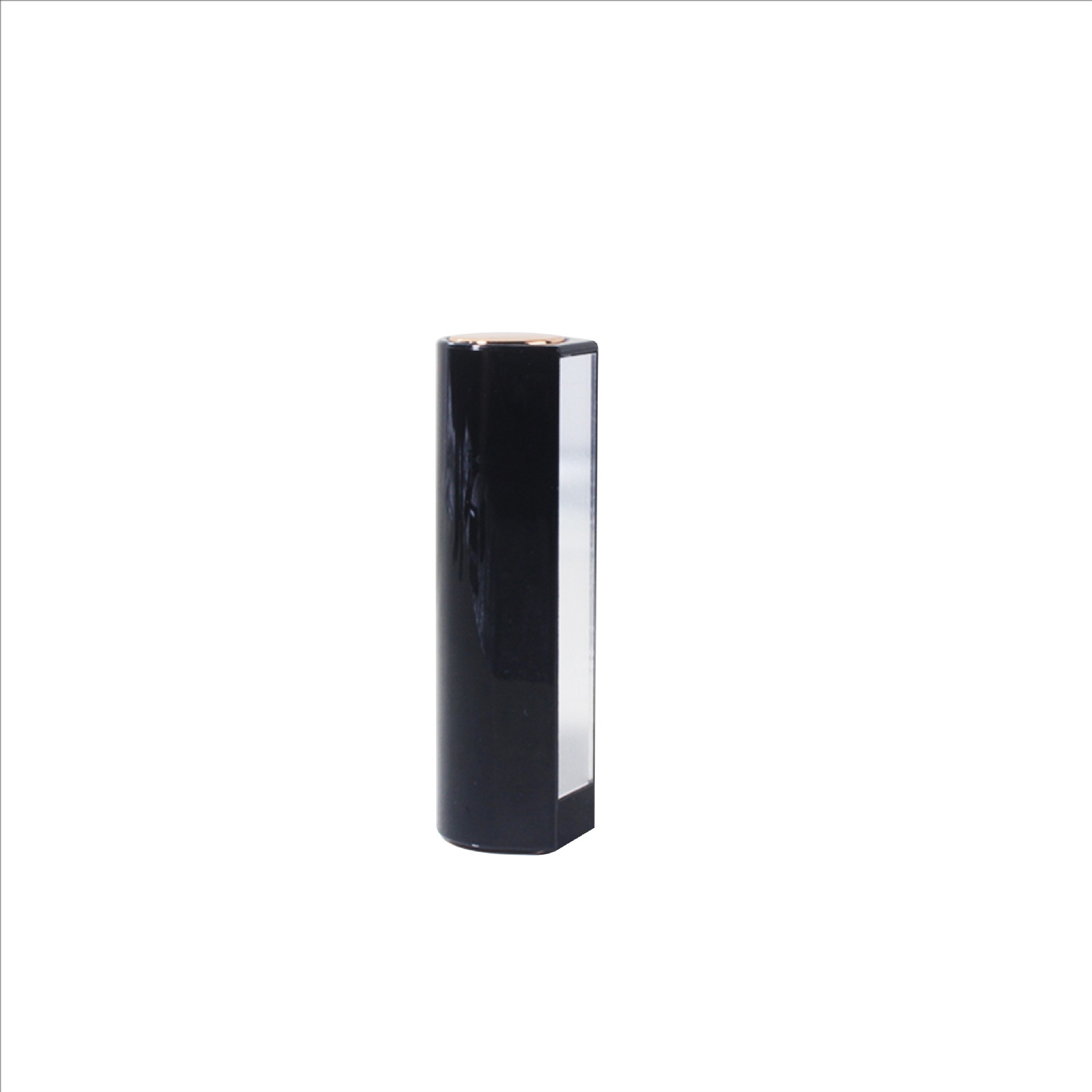 En stock tubo de lápiz labial al por mayor con espejo suministro de plástico 12,1 calibre primavera oro negro rojo paquete de maquillaje lápiz labial tubo vacío