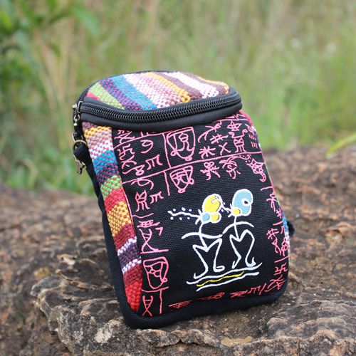 Canvas Mobile Phone Coin Purse Image 2