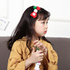 Children's Christmas cute hair accessory, hairpins, hairgrip, set, Korean style, with snowflakes, Birthday gift