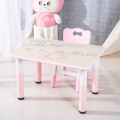 廠家直銷 幼兒園桌椅批發兒童桌椅套裝實木多層板可升降換代新款