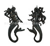 American rural retro cast iron mermaid wall decoration wall hanging wall decoration hook garden decoration