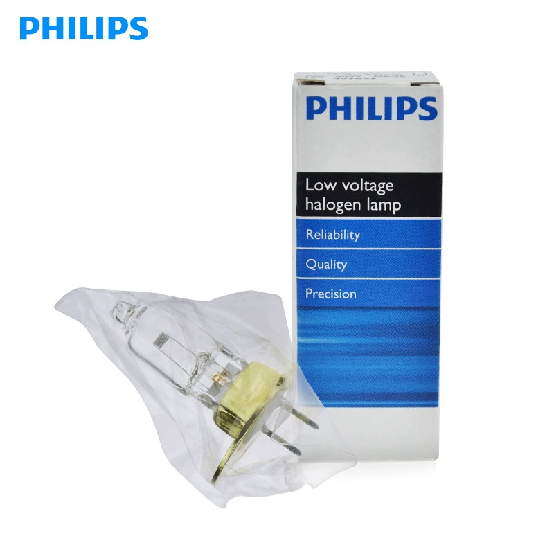 Philips, металлическая вольфрамовая лампа для проектора, лампочка, 12 В, 50 Вт, 12 В, 50 Вт