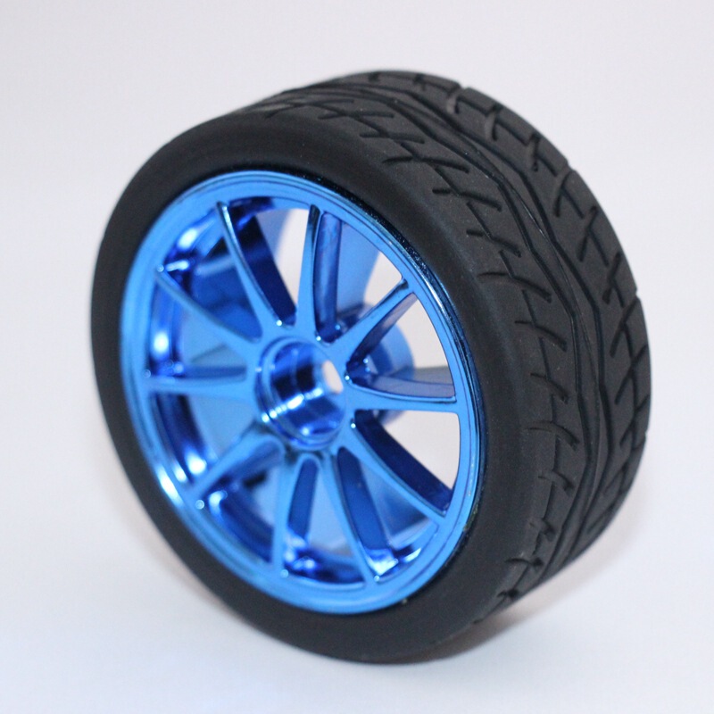 Intelligent wheel 65mm tire robot with 1:10 model sponge inner tank high quality trolley wheel