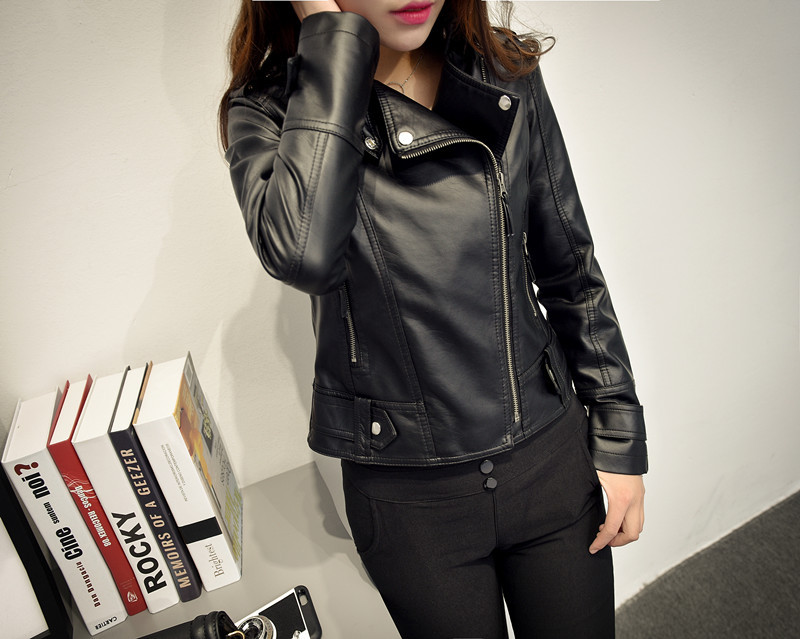 Veste cuir femme en PU - Ref 3447391 Image 14