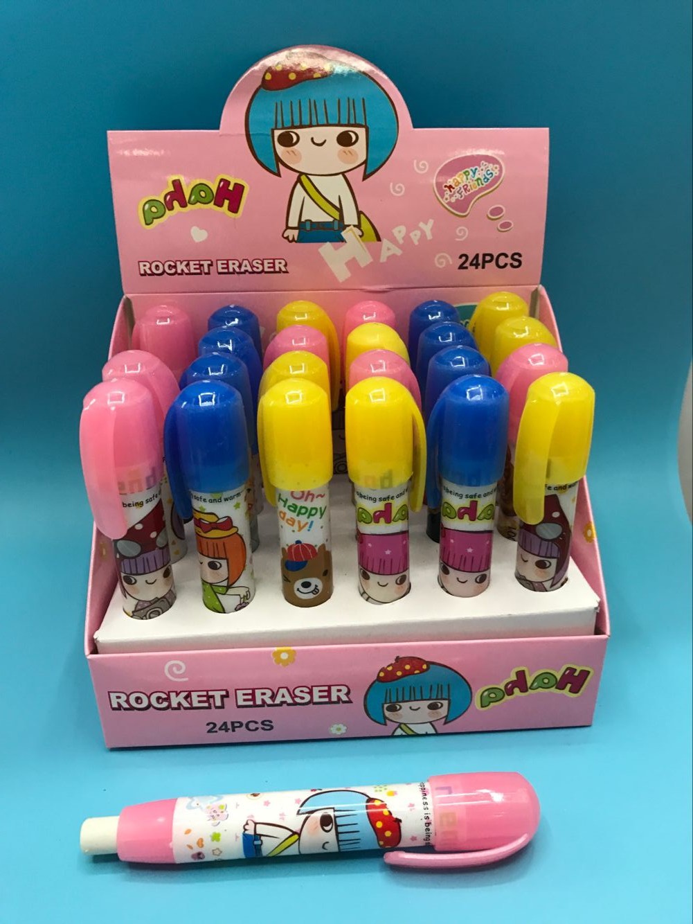 按动橡皮 女孩头 48X24 0.59