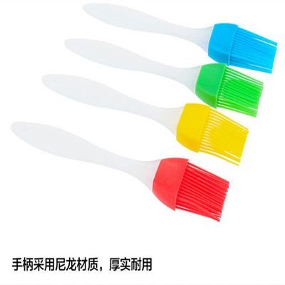 分體式矽膠油刷 耐高溫小燒烤刷子 蛋糕 廚房烘焙工具 耐高溫