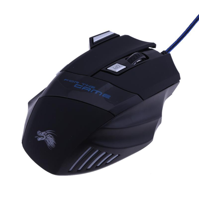 Mouse cablato USB optoelettronico retroilluminato per computer da gioco luminoso Hu_voghion.com
