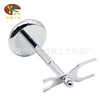 Manual scraper bracket Small chrome chrome brush shelf old -fashioned razor rack men's beard brush bracket grid